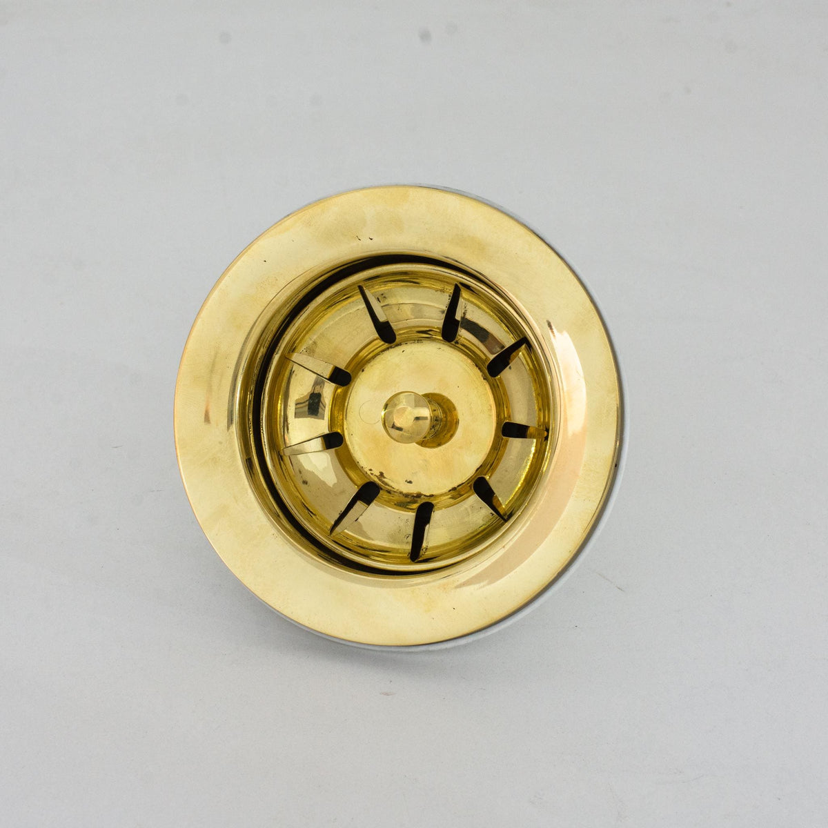 Unlacquered Brass Kitchen Sink Strainer, Sink Waste, Strainer Basket, Drain Stopper Plug, Basket Strainer
