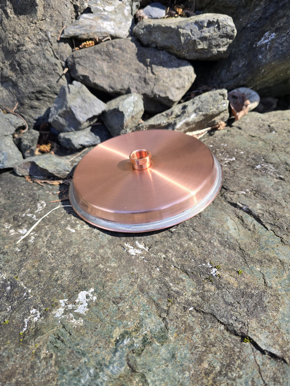 7.5" Unlacquered Solid Copper Rain Shower Head, Vintage Showerhead, Outdoor shower