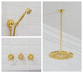 Shower System, Overhead Shower Handheld, Rainfall Shower System, Ceiling Shower Set, Ceiling Showerhead And Hand Shower 