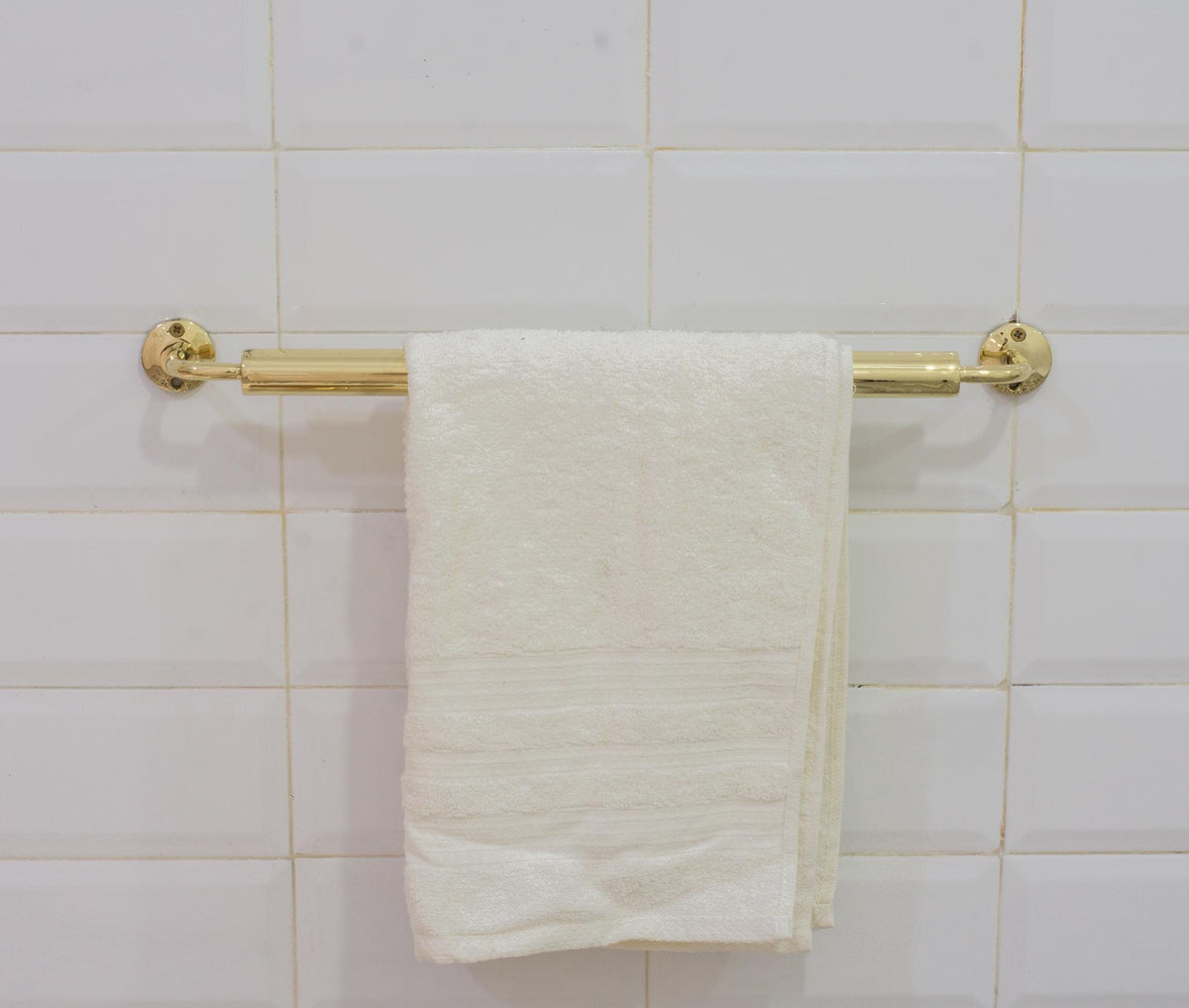 Unlacquered Brass Towel Bar, Towel Rack Holder, Towel Rail, Towel Rod, Towel Hanger Bathroom