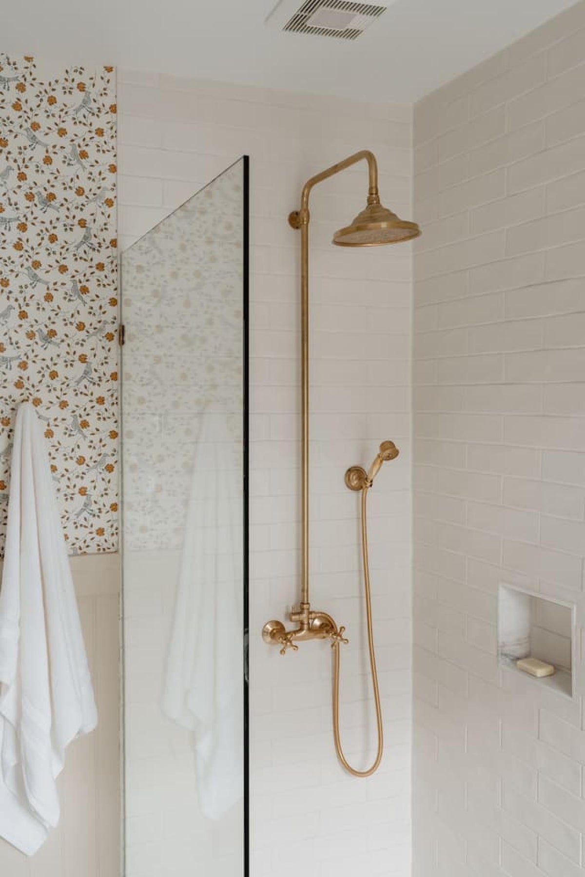 Unlacquered Solid brass shower, outdoor shower, brass outdoor shower, shower handheld, brass shower, brass showerhead, b