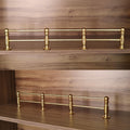 Handmade Solid Brass Gallery Rail: Moroccan Kitchen Shelf Bar