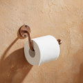 Handcrafted Aged Copper Toilet Paper Holder, Rustic Roll Holder Bathroom
