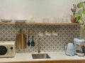 Nickel Brass Under-Shelf Mug Rack & Pot Rail: Kitchen Utensil Organizer