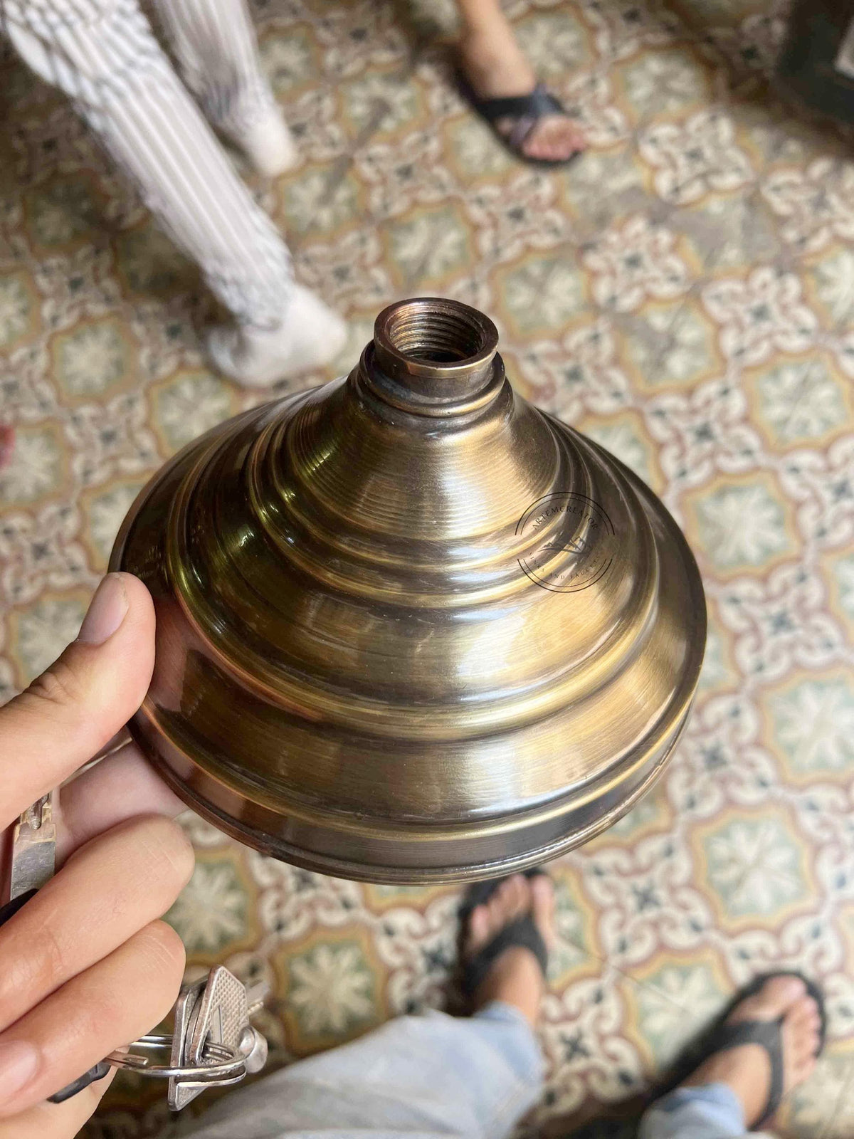 Antique Bronze Shower Head, Round Solid Brass Shower Head, High Pressure Bathroom Fixture, Vintage Style Wall Mounted Sh