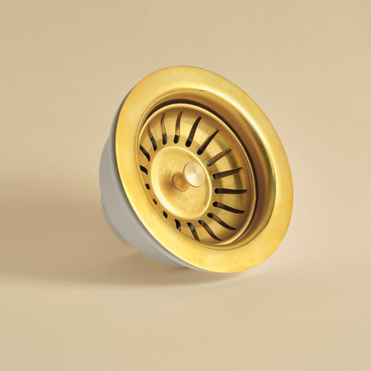 Unlacquered Brass Kitchen Sink Drain, Solid Brass Strainer, Drainer Sink