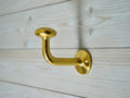 Solid Brass Coat Hook, Unlacquered Antique Style Wall Hook for Entryway Bathroom