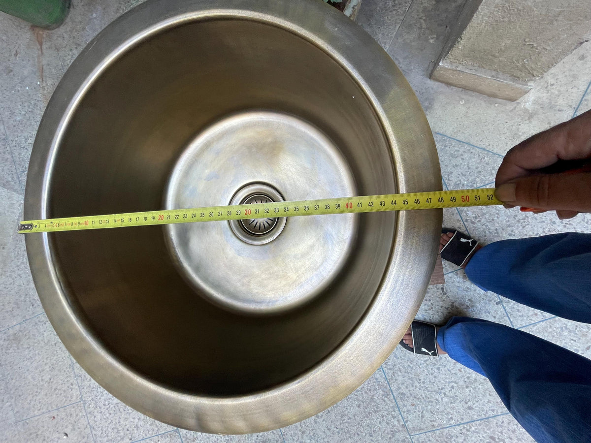 Handcrafted Brass Bar Sink