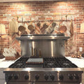 Handmade Solid Brass Pot & Pan Rail