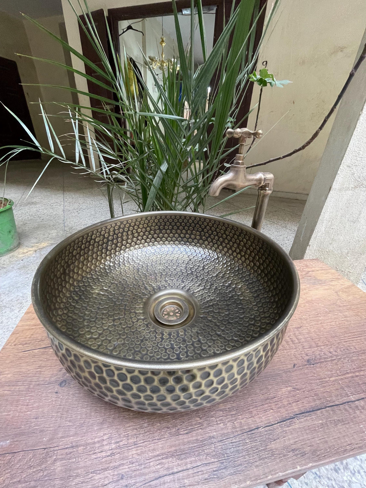 Artisanal Handmade Brass Vessel Sink
