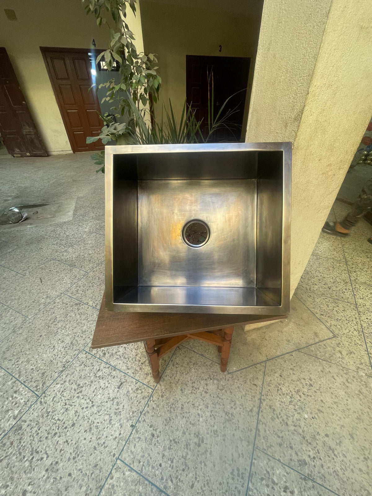 Handmade Brass Undermount Sink: Kitchen