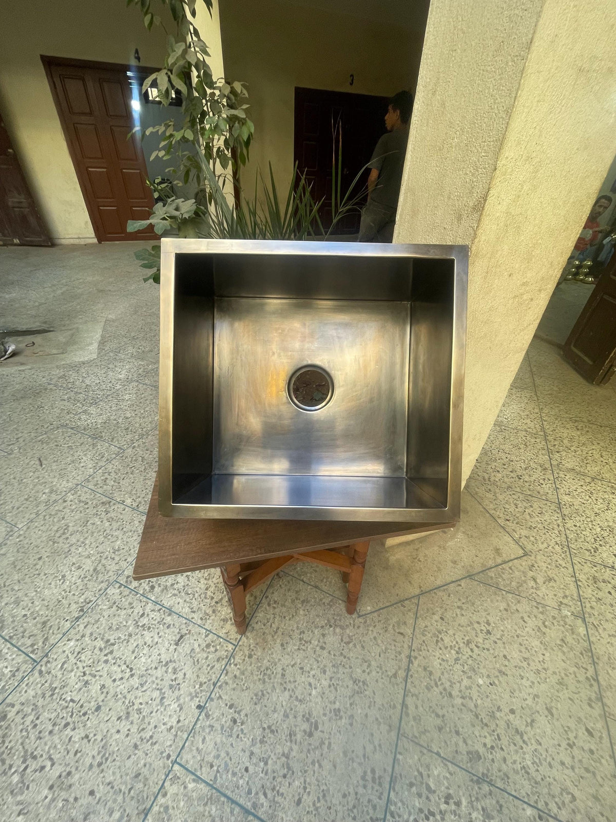 Handmade Brass Undermount Sink: Kitchen