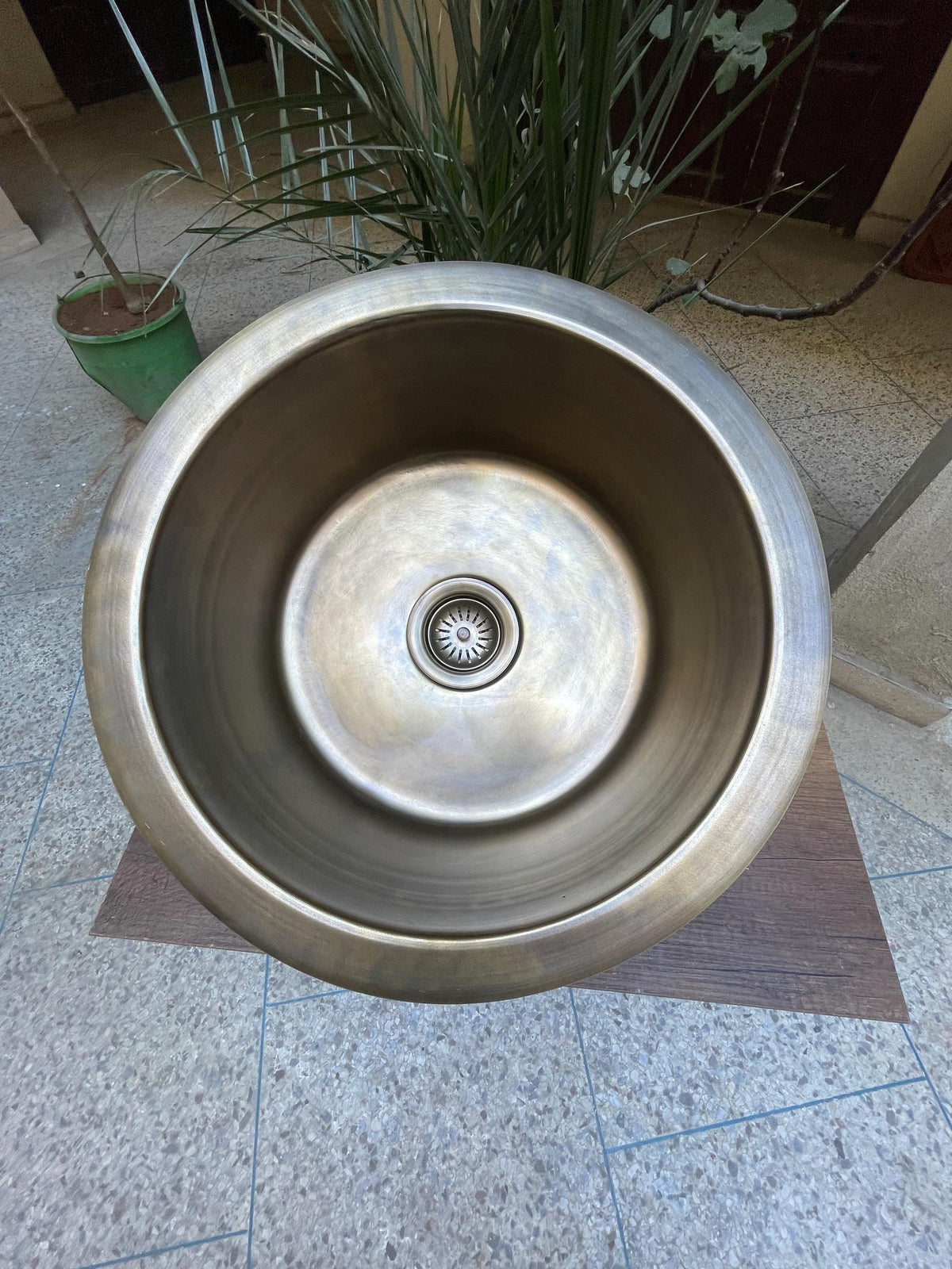 Handcrafted Brass Bar Sink