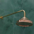 Handmade Solid Brass Copper Rain Shower Head - Moroccan Design