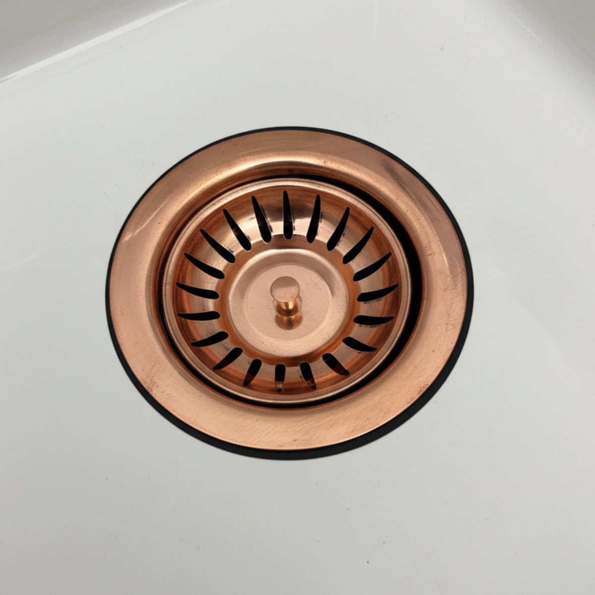 Pure Copper Sink Strainer – Solid Copper Kitchen Strainer