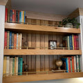 Unlacquered Solid Brass Gallery Rail, Vintage Fiddle Rail for Kitchen & Bookcase Shelves