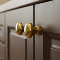 Unlacquered Brass Cabinet Knobs, Solid Brass Drawer Pulls, Handmade Cupboard Handles, Antique Kitchen Knobs