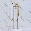 Unlacquered Brass Freestanding Bathtub Faucet