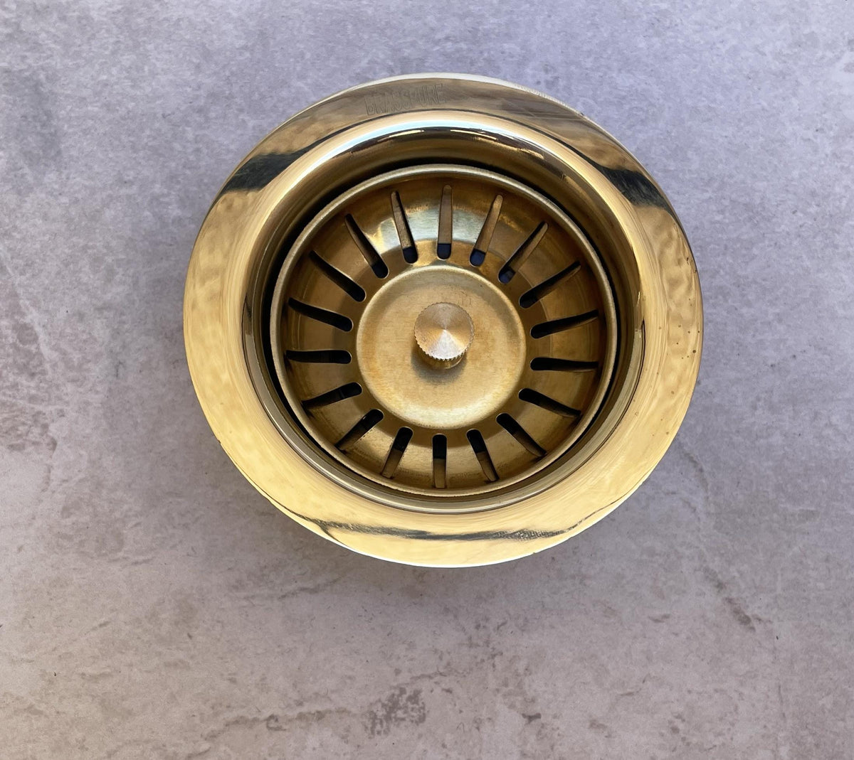 Unlacquered Solid Brass Sink Strainer