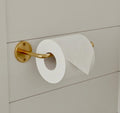 Unlacquered Brass Toilet paper Holder, Solid Brass Toilet Roll Holder for Bathroom, Powder Room Roll Holder,Wall Mounted