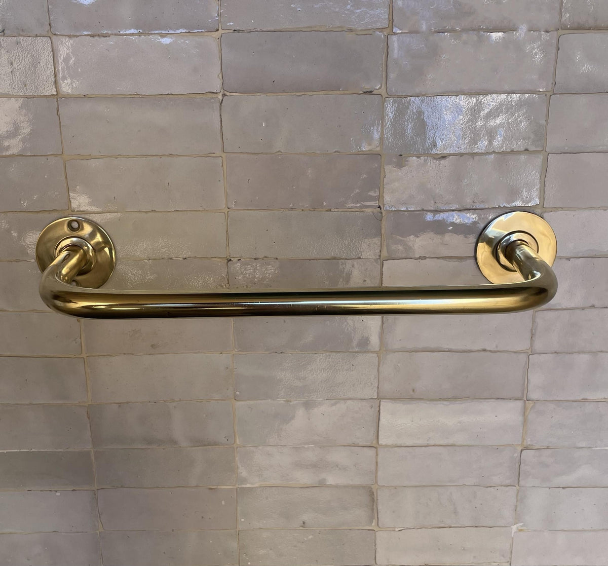 Solid Brass Towel Bar, Vintage Brass Bathroom Bar, Handmade Bathroom Hardware, Gold Towel Rail, Wall Mounted Towel Holde