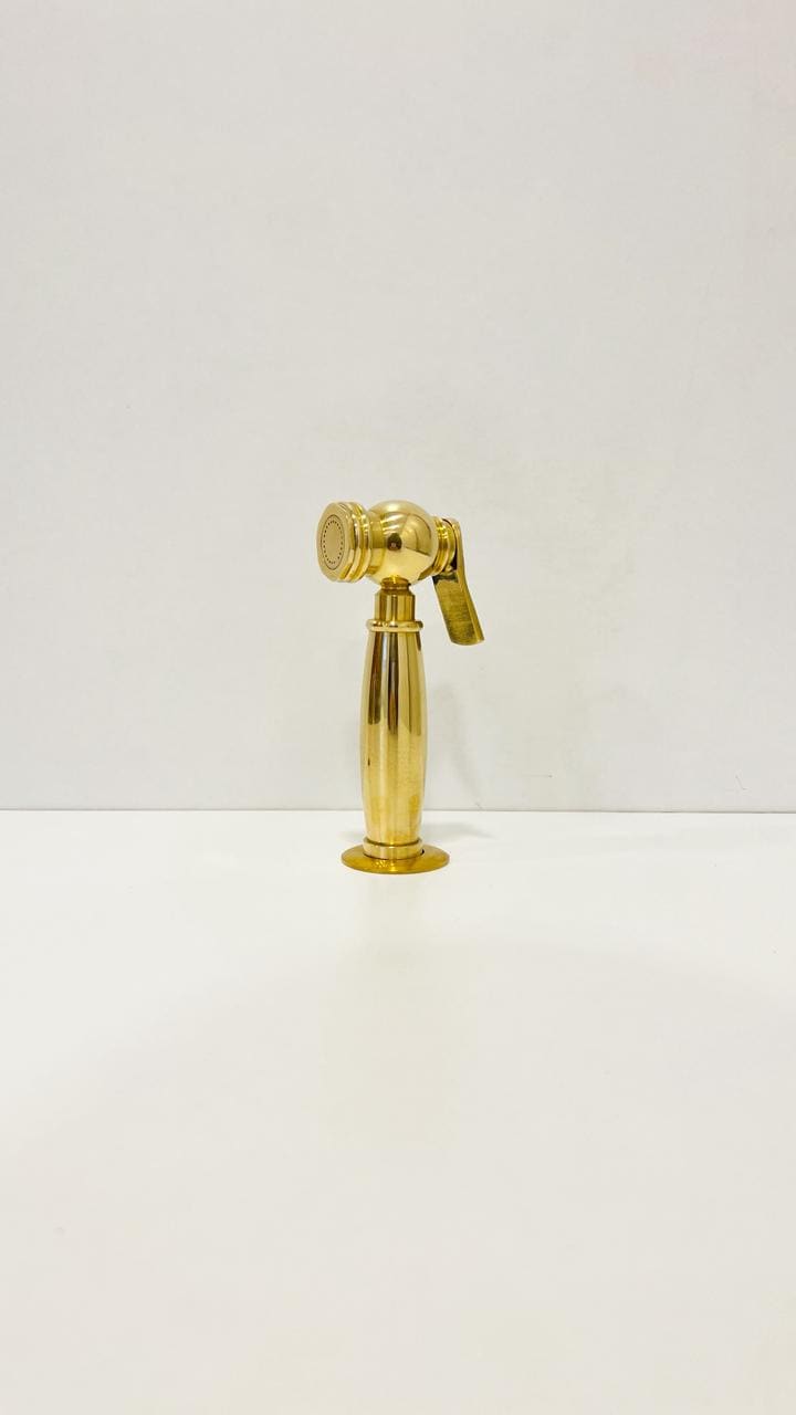 Unlacquered Brass Kitchen Sprayer, Side Sprayer, faucet side sprayer, handheld sprayer