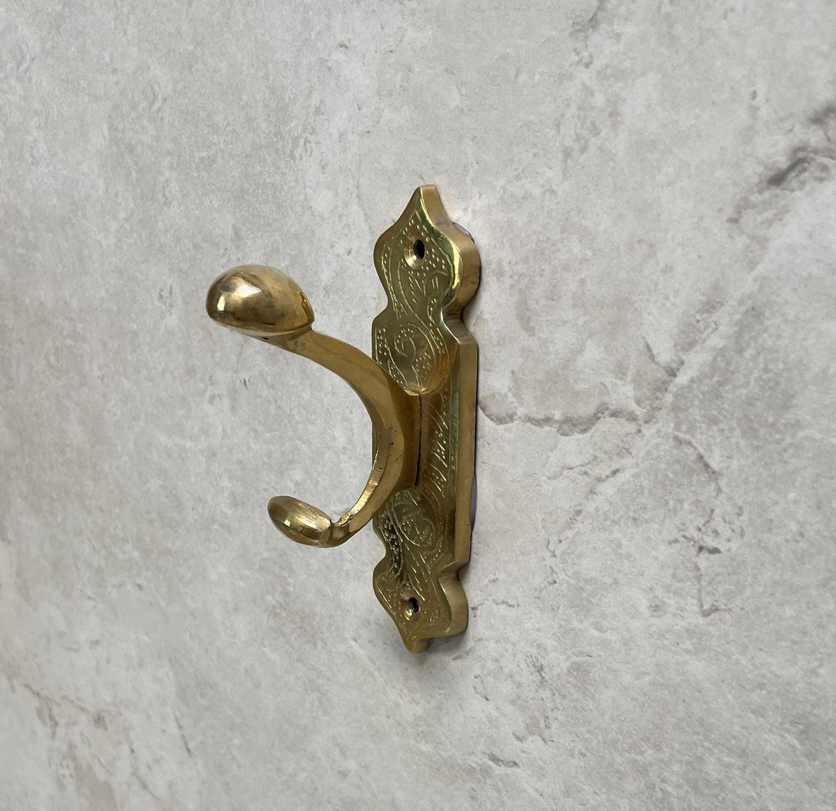 Handmade Solid Brass Wall Hook