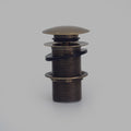 Vintage Brass Push-up Drain, Bathroom Sink Pop-up Button, Sink Basin Stopper Without Overflow