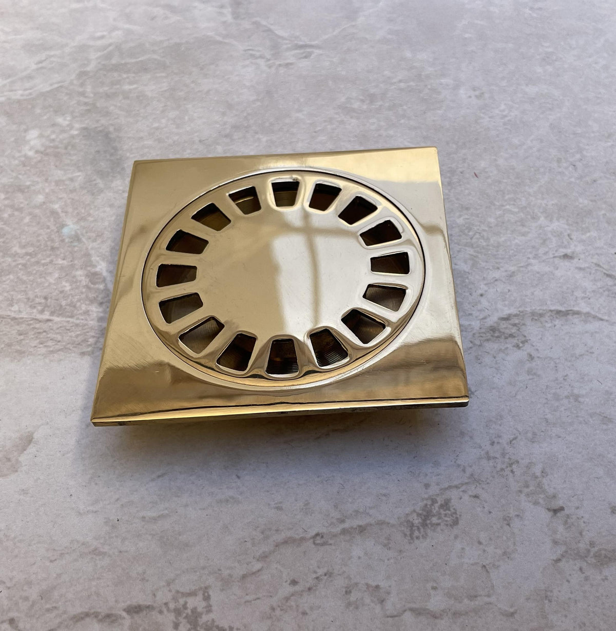 Handmade Moroccan Brass Shower Drain