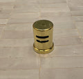 Solid Brass Sink Overflow Cover – Handmade Brass Overflow Cap – Bathroom Vanity Hardware – Vintage Brass Drain Cover – B