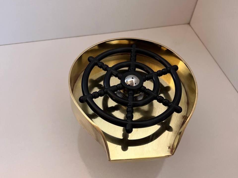 Antique brass glass rinser, Unlacquered Brass Glass Rinser, Brass Kitchen Accessories Glass Cleaner - Brass Sink Kitchen