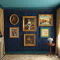 Vintage Unlacquered Brass Picture Rail System