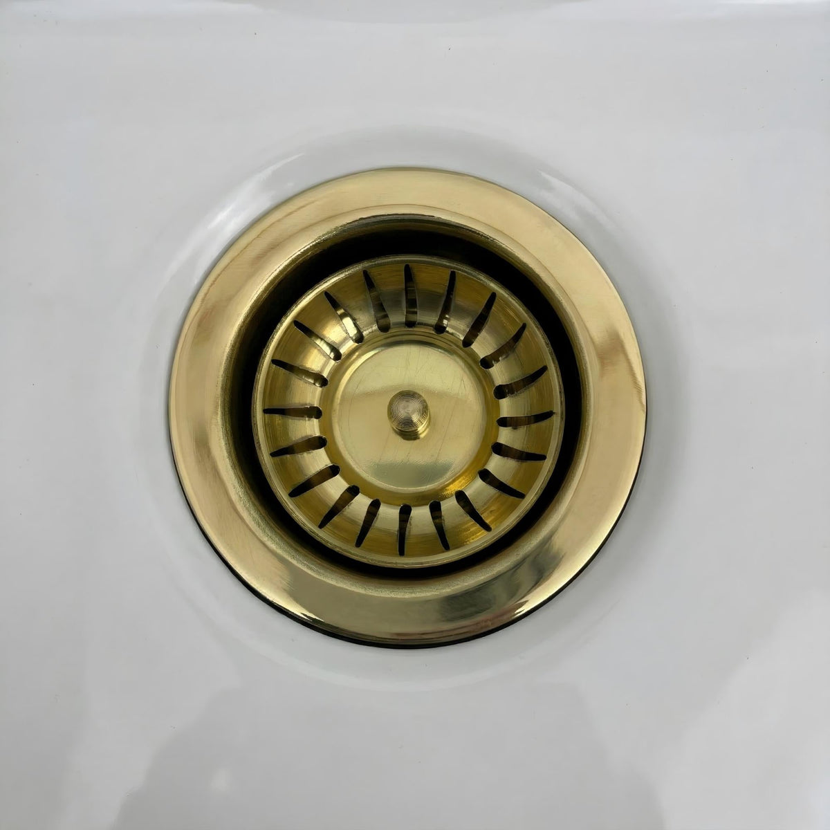 Unlacquered Brass Sink Strainer