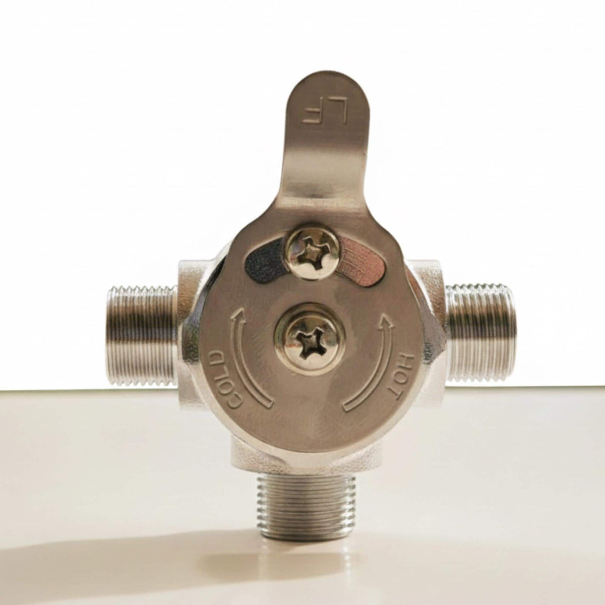 Manual Thermostatic Valve 1/2” – Hot and Cold Water Mixer for Shower, Sink & Tub