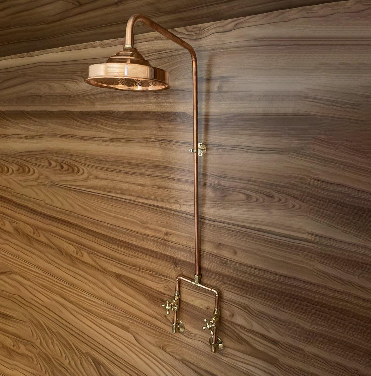 Solid copper rain,shower head,handmade outdoor shower,Luxury Rustic