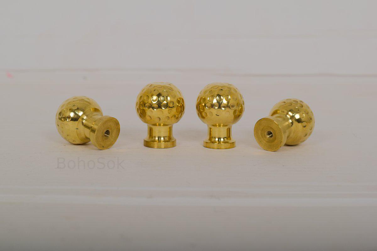 Unlacquered Brass Cabinet Knob