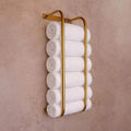 Unlacquered Brass Towel Rack