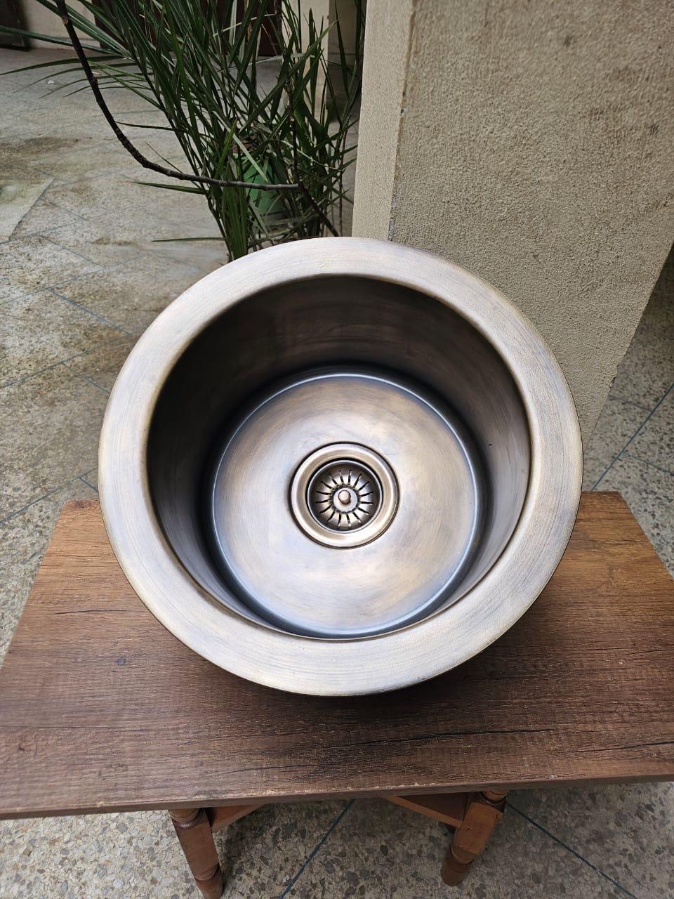 Handcrafted Brass Bar Sink
