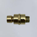 Unlacquered Brass Adjustable Shower Head Connector