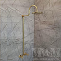 Indoor - Outdoor Brass Exposed Shower System