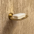 Unlacquered Brass Soap Dish – Wall Mounted Solid Brass Soap Holder – Living Finish Gold Bathroom Accessory, Organic Mode