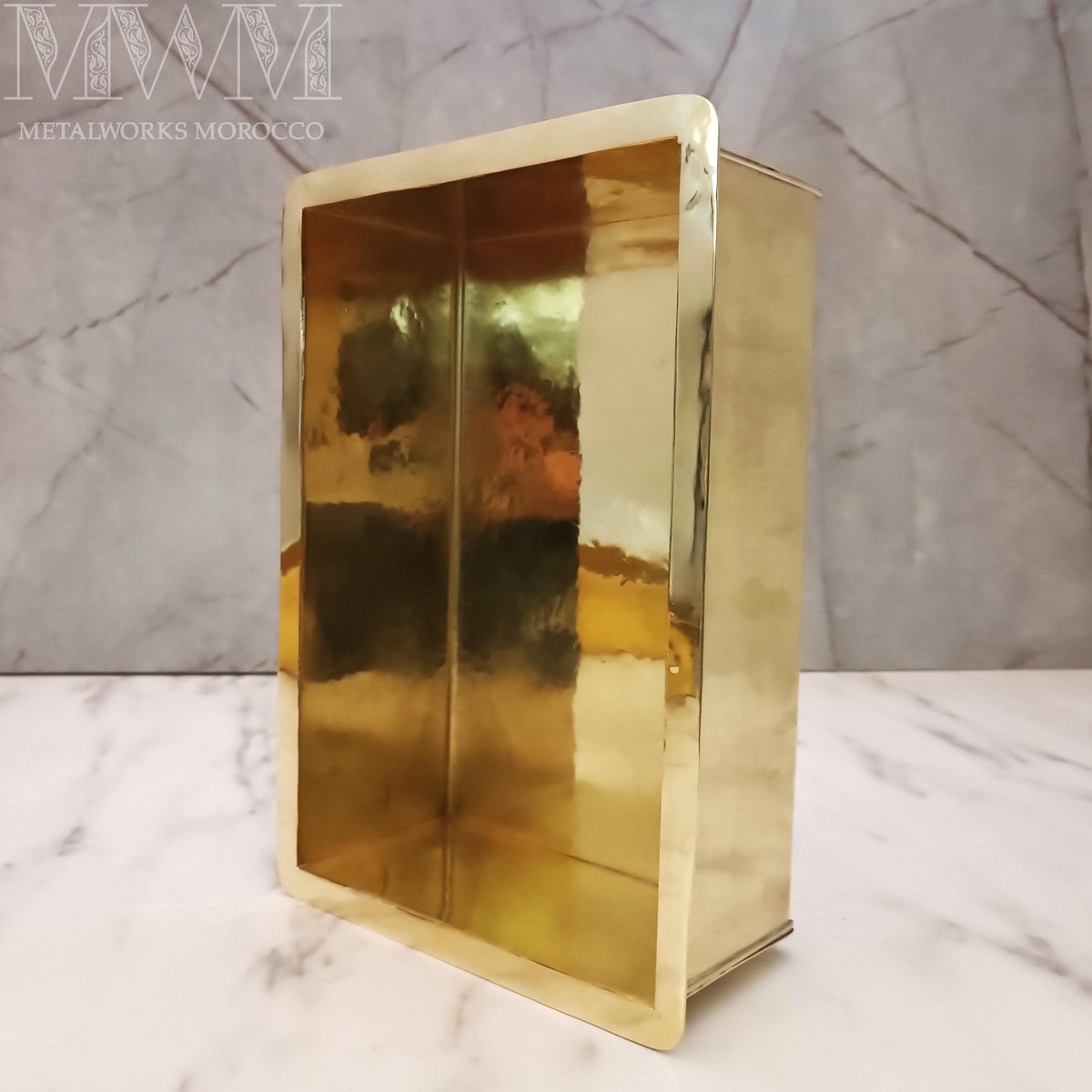 Handmade Solid Brass Recessed Shower Niche