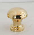 Unlacquered Brass Ball Cabinet Knobs, Drawer knobs