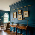 Unlacquered Solid Brass Picture Rail Hanging Kit Vintage Gallery Wall Art Display System