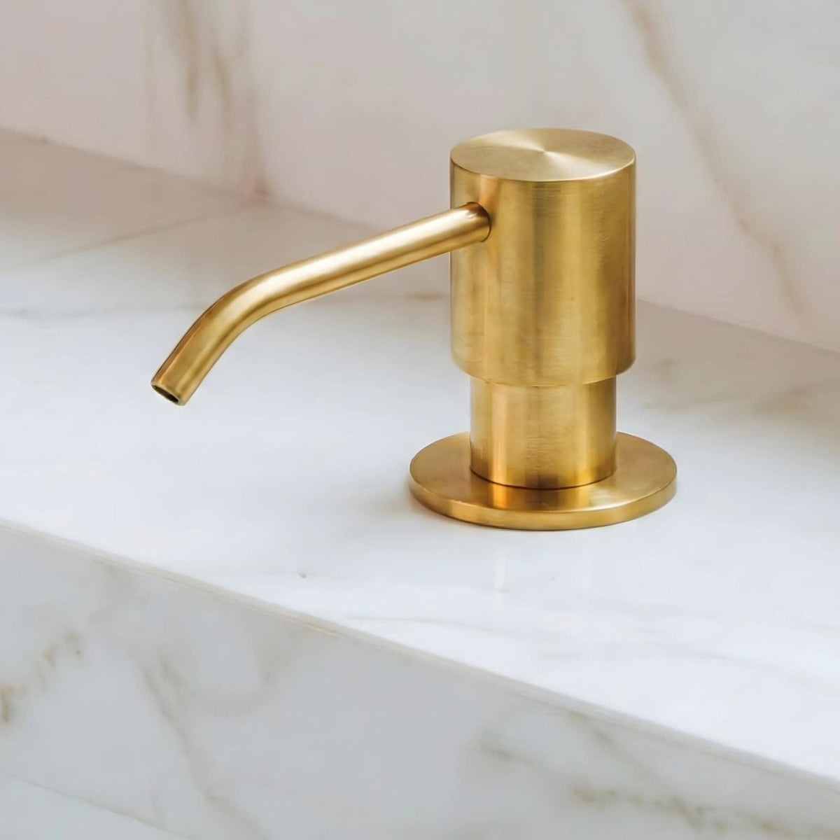 Unlacquered Brass Soap Dispenser