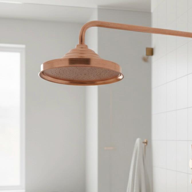 Unlacquered solid copper shower head, shower head, copper shower head, outdoor shower head, outdoor copper shower head, 