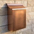 Flush Mount vertical Copper mailbox