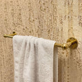 Unlacquered Brass Towel Holder, Vintage Brass Towel Bar, Moroccan Bathroom Hardware, Rustic Gold Towel Rack, Handcrafted