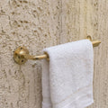 Unlacquered Brass Towel Holder, Solid Brass Towel Bar, Vintage Moroccan Bathroom Hardware, Rustic Hand Towel Rail, Custo