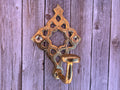 Solid Brass Wall Hook, Brass Towel Hook, Vintage Brass Coat Hanger